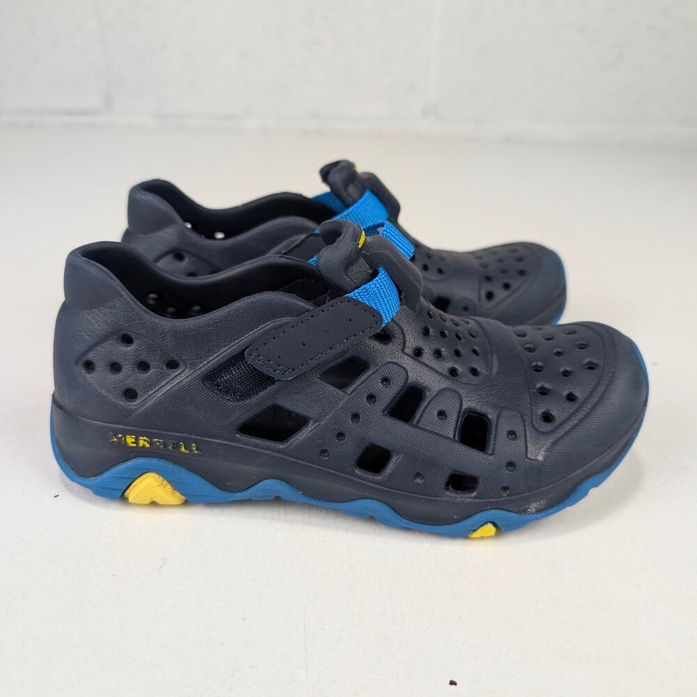 Merrell Hydro Canyon Boys 1 Blue/Yellow Sandals